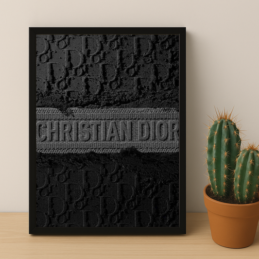 Cadre photo Christian Dior Black