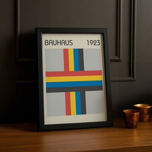 Cadre photo Bauhaus croix 1923