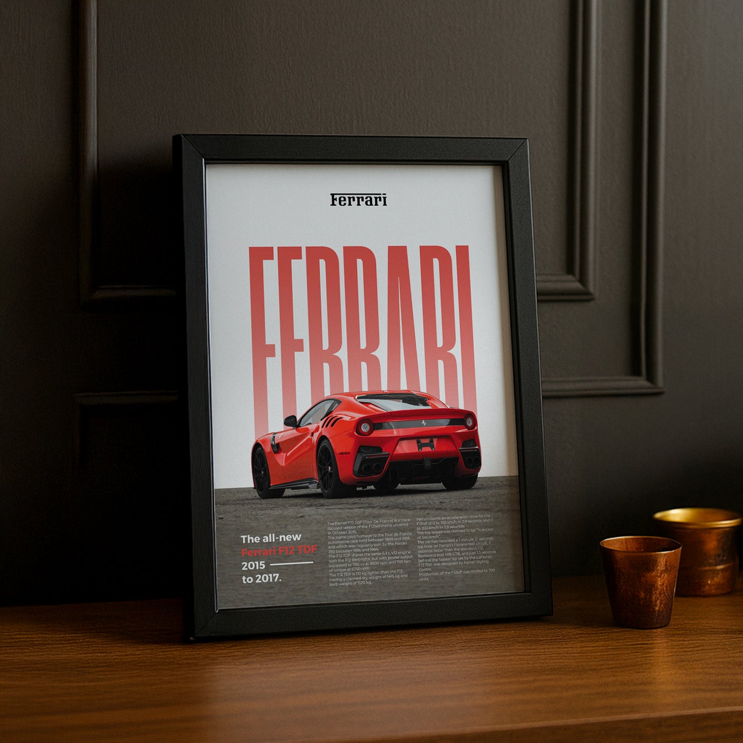 Poster Voitures - Ferrari F12 TDF