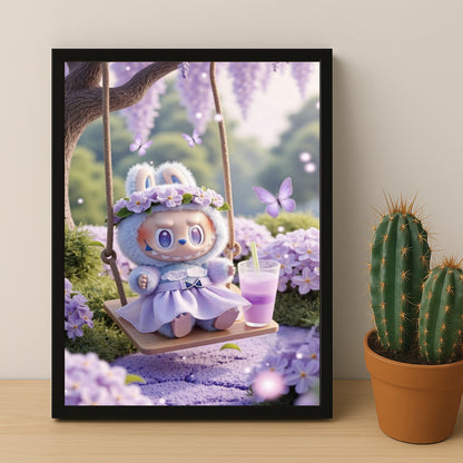 Poster Labubu - Jardin