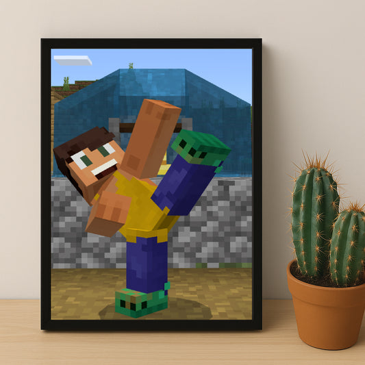 Cadre photo Minecraft - Crocs