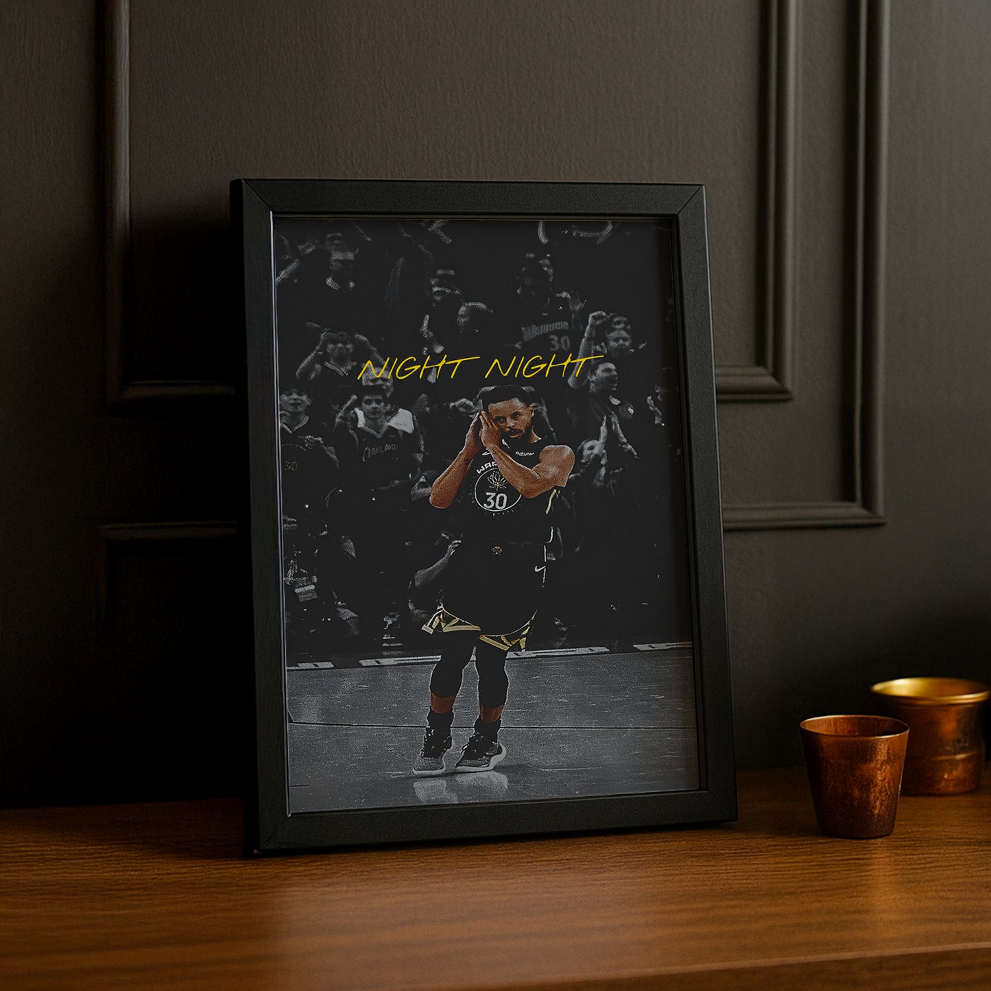 Cadre photo NBA - Stephen Curry "Night, Night"