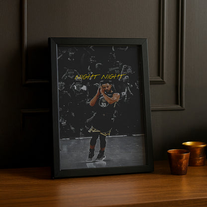 Cadre photo NBA - Stephen Curry "Night, Night"