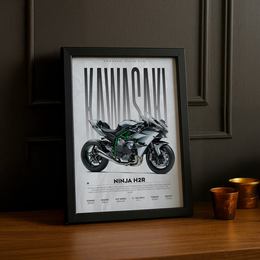 Cadre photo Kawasaki Ninja H2R
