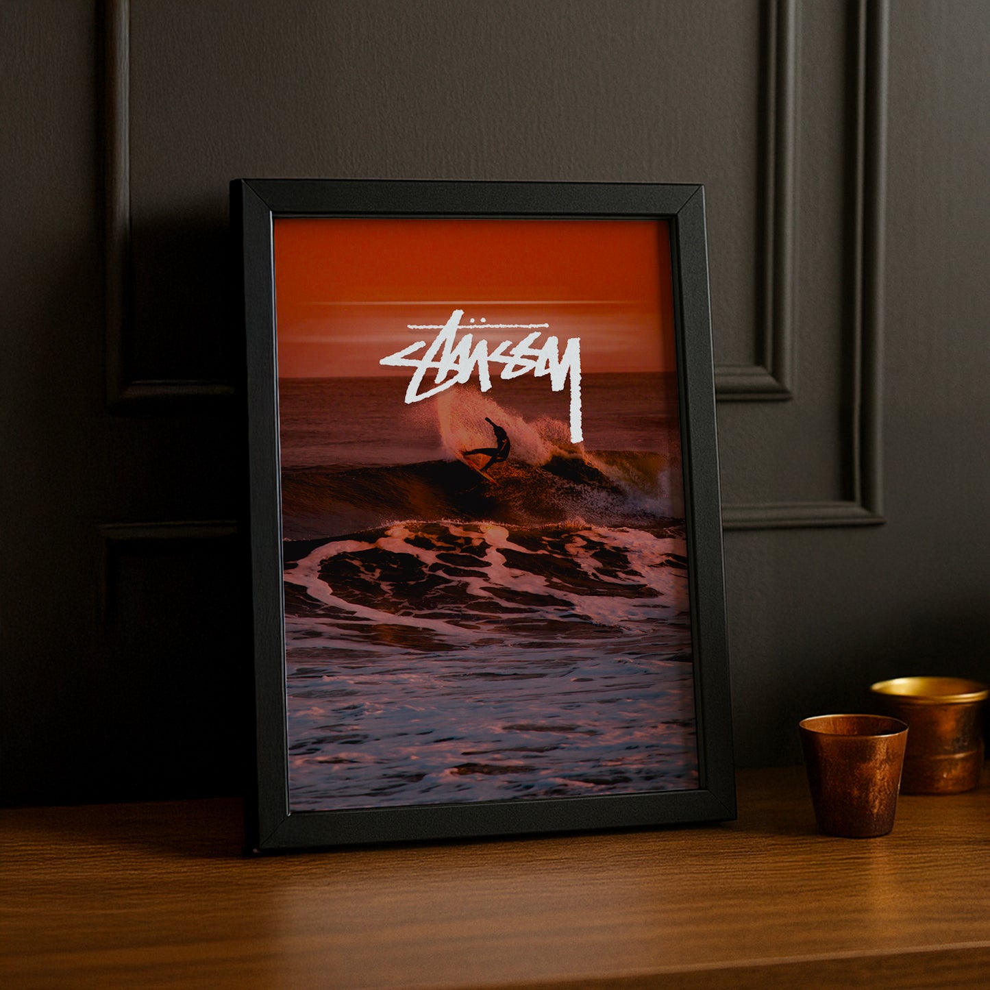 Cadre photo Stüssy - Red surf