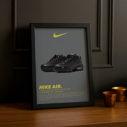 Cadre photo Corteiz x Nike Air Max 95 Tour Yellow