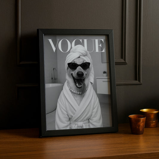 Cadre photo Vogue - Salle de bain