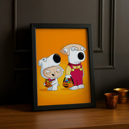 Cadre Photo Family Guy - Halloween