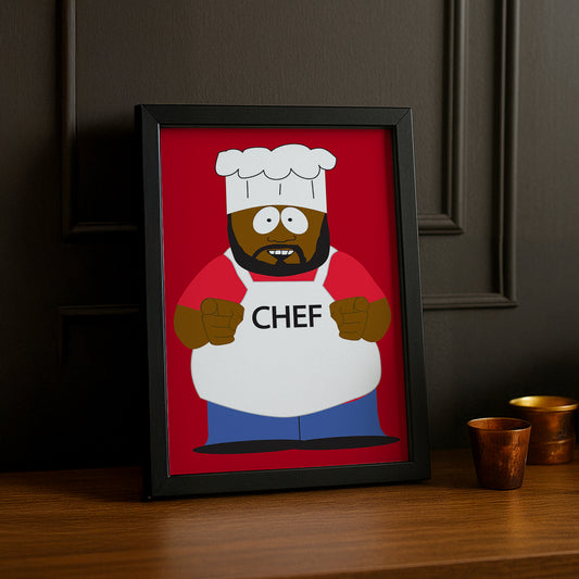 Cadre Photo South Park - Chef