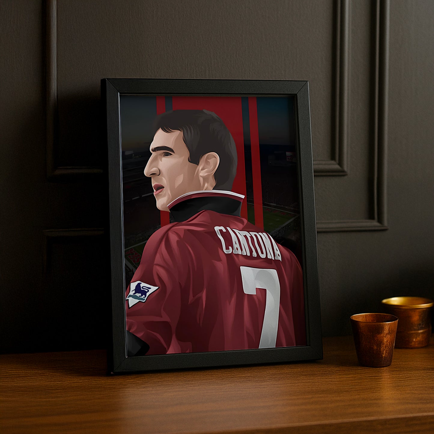 Cadre photo Eric Cantona