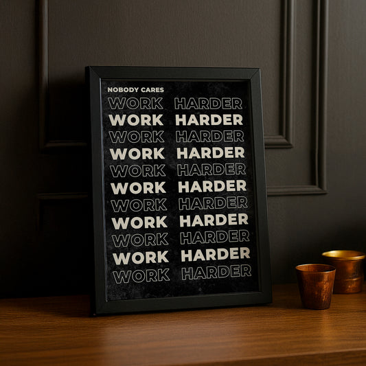 Cadre Photo Motivation - Work Harder