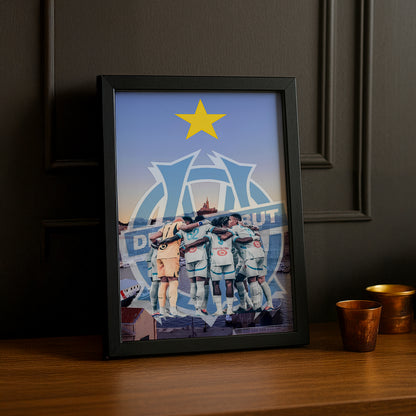 Olympique de Marseille Droit au but - Poster