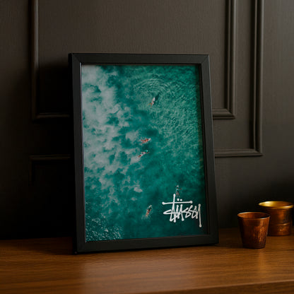 Cadre photo Stüssy - Blue surf
