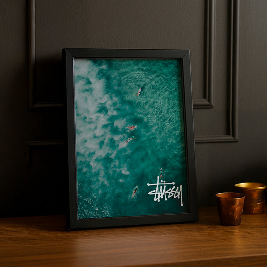 Cadre photo Stüssy - Blue surf