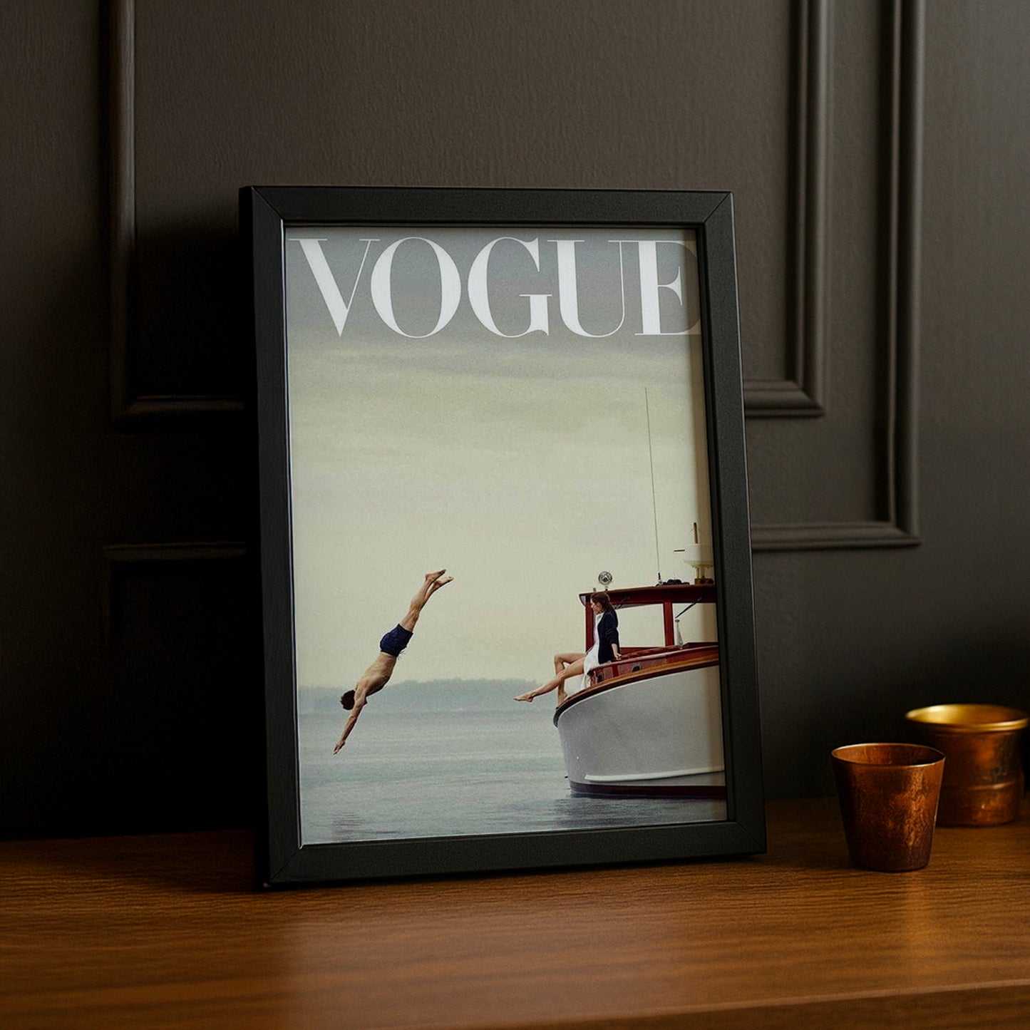 Poster Photo Vogue - Plongeon