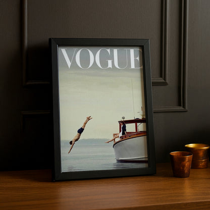 Poster Photo Vogue - Plongeon