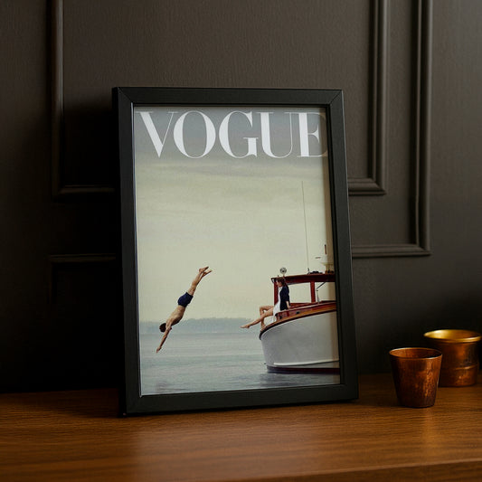 Poster Photo Vogue - Plongeon