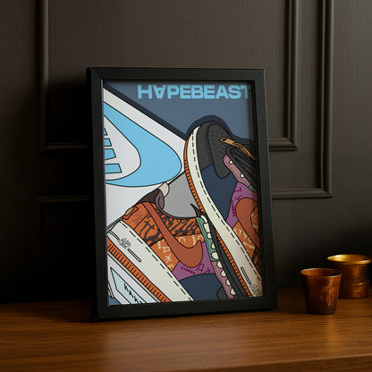 Cadre photo Air Force 1 x Travis Scott