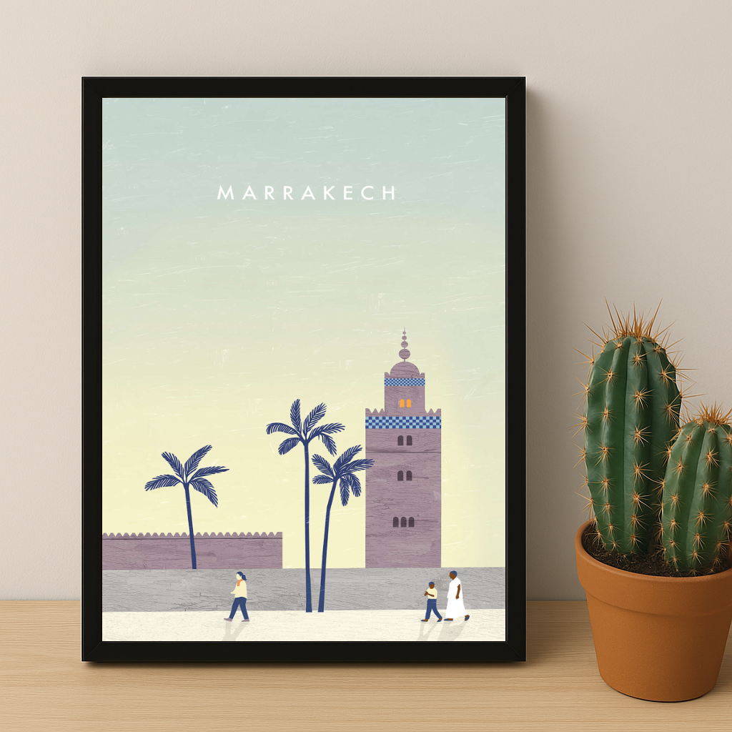 Maroc Marrakech - Poster