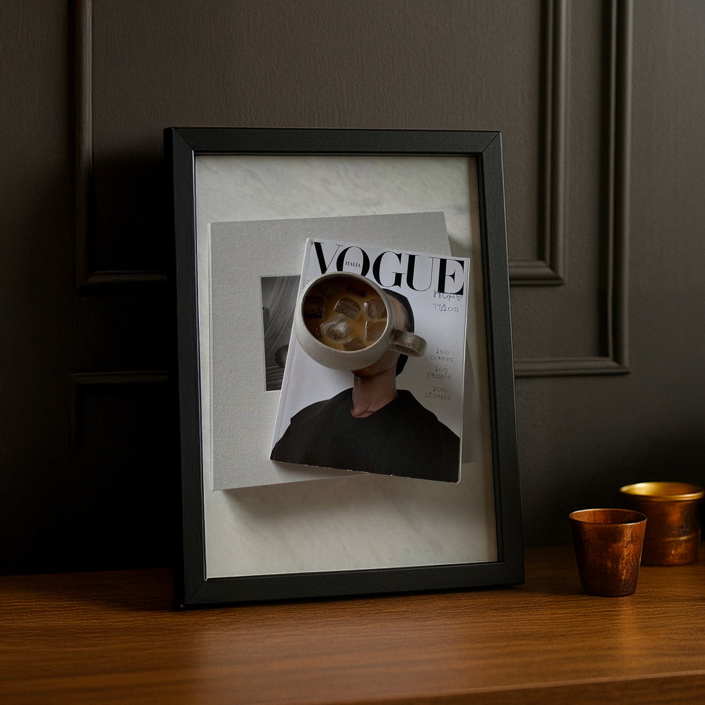 Cadre photo Vogue - Coffee