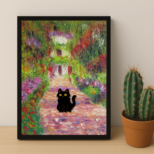 Cadre photo Chat Art Peinture