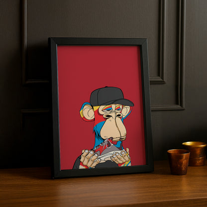 Cadre photo Bayc Ape Balenciaga Triple S