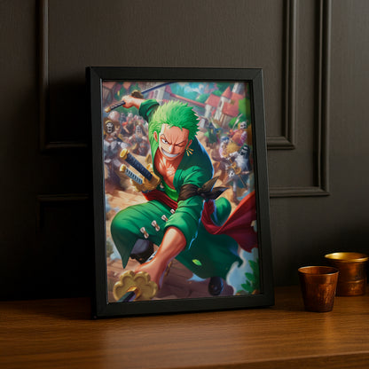 Cadre photo Zoro One Piece