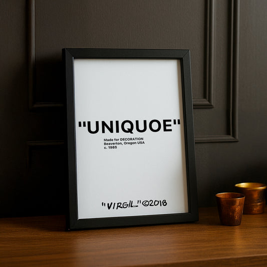 Cadre photo Off-White "Uniqoe"
