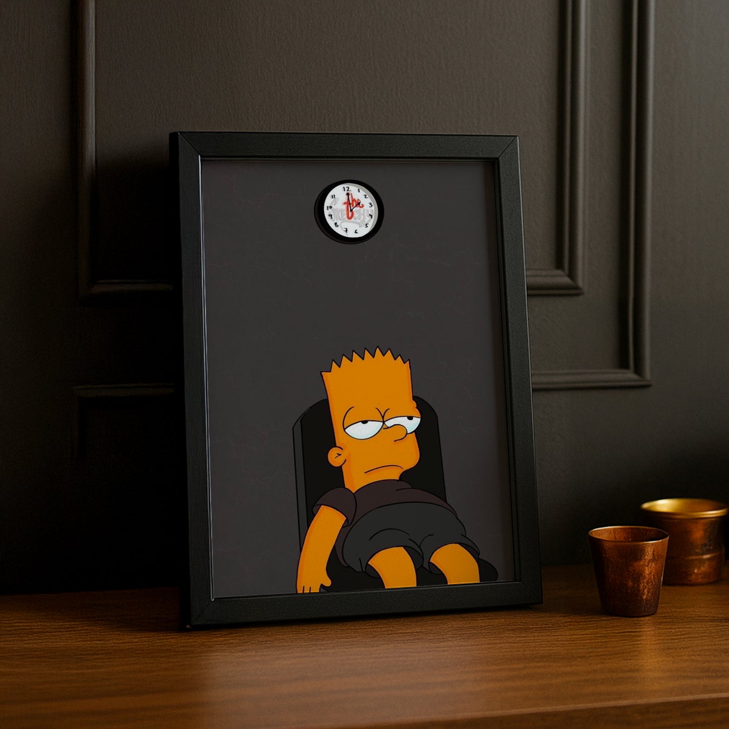 Cadre Photo Les Simpsons - Bart Simpson Fatiguer