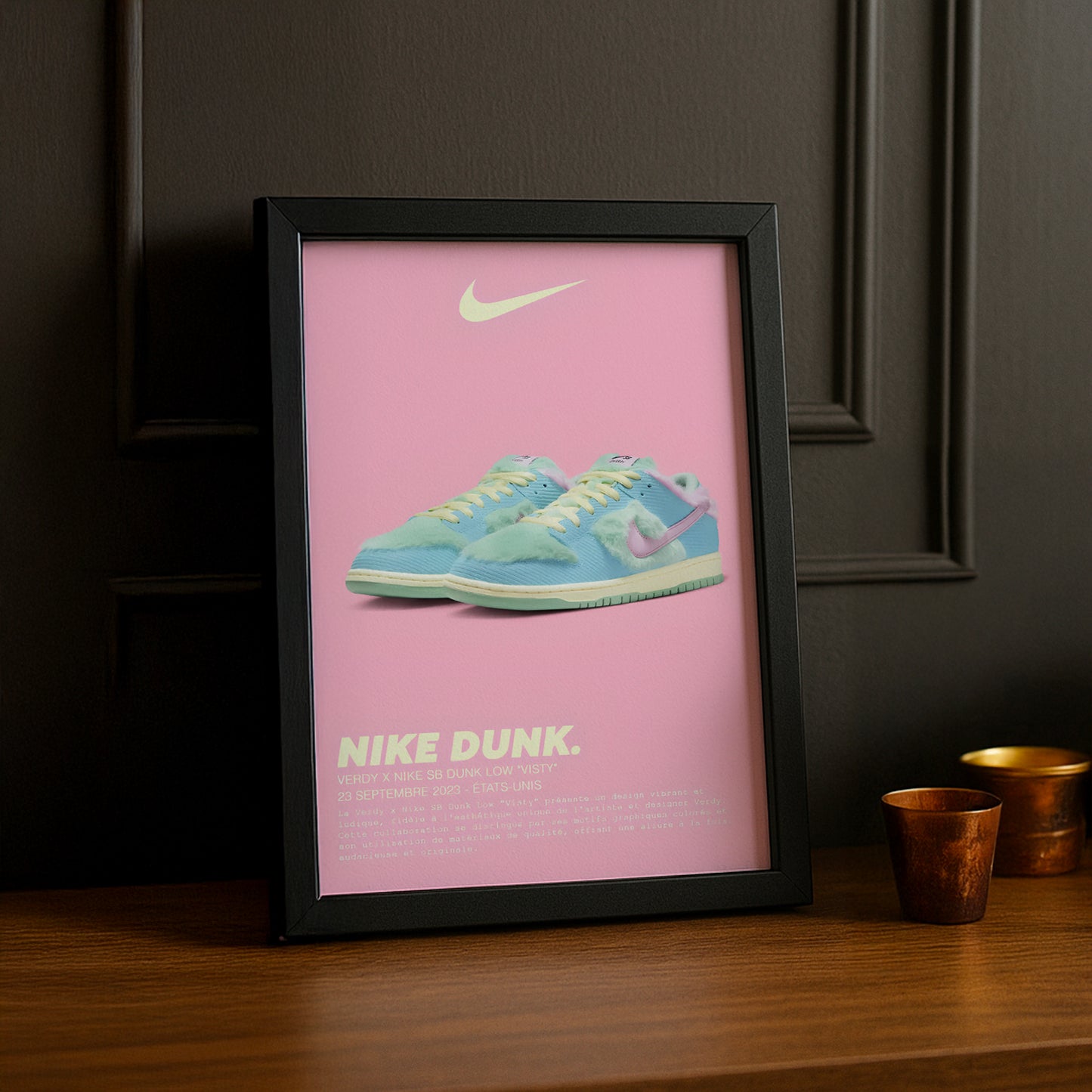 Verdy x Nike SB Dunk Low Visity Fotorahmen 