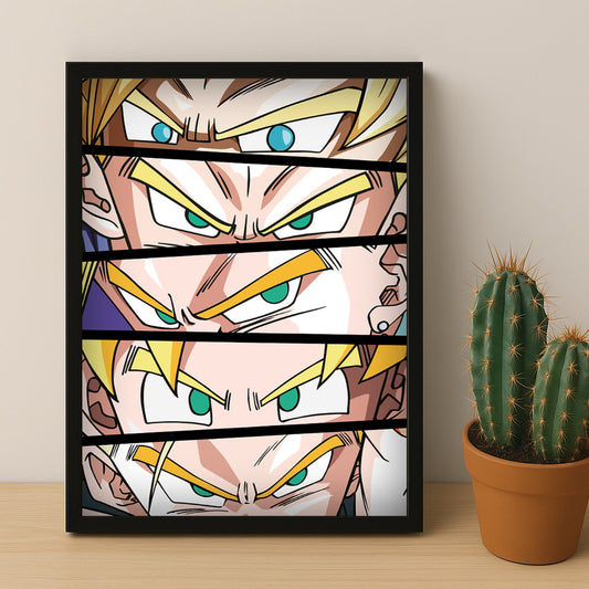 Poster Dragon Ball Z - Eyes Super Saiyans