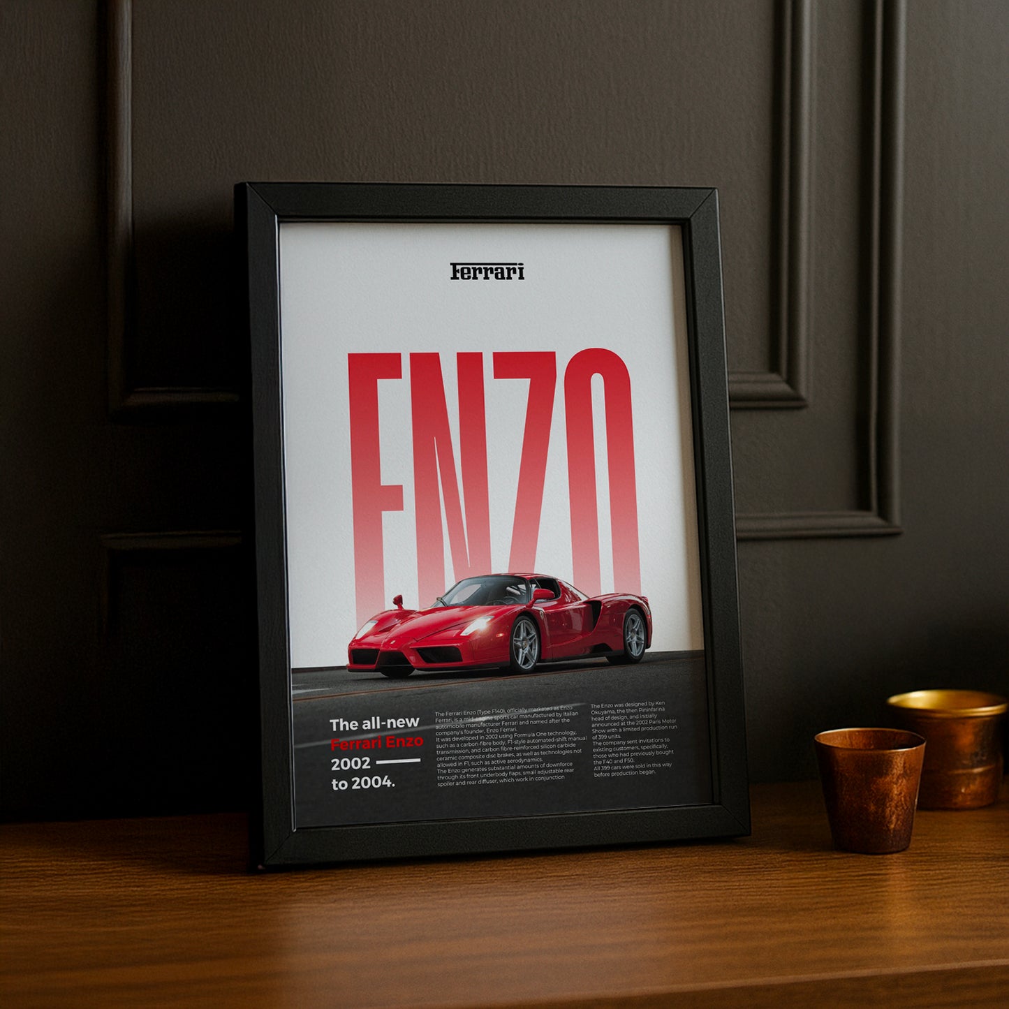 Poster Voitures - Ferrari Enzo