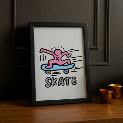 Cadre photo Keith Haring