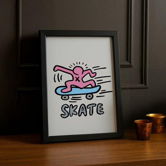 Cadre photo Keith Haring