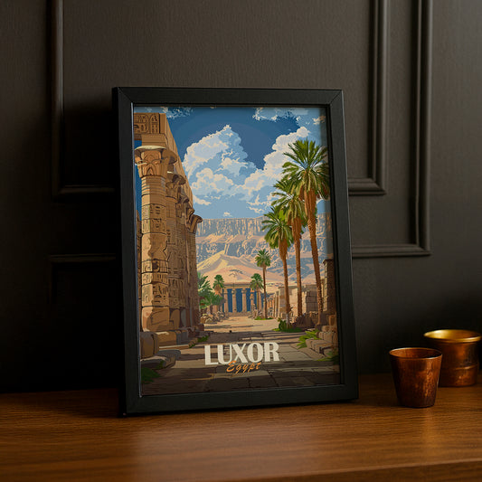 Cadre photo Luxor Egypt