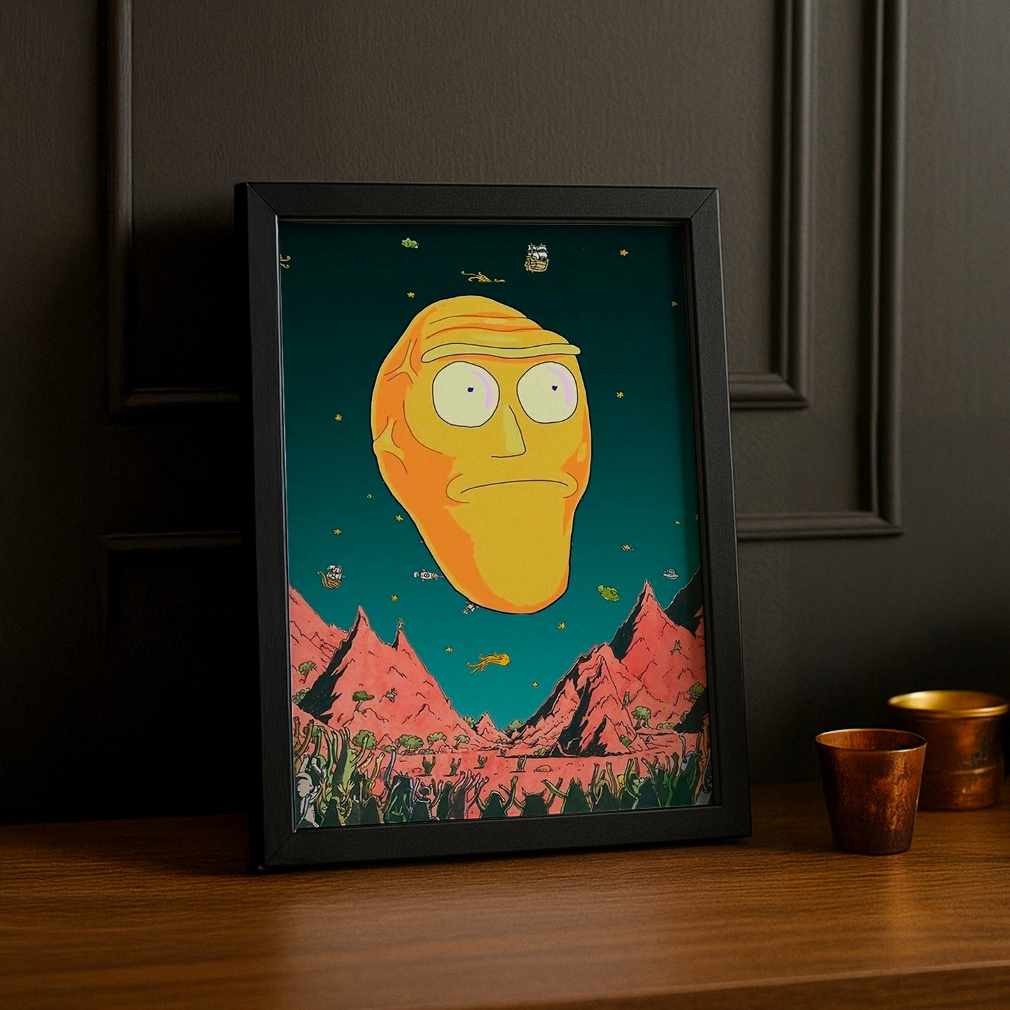 Cadre photo de Rick et Morty