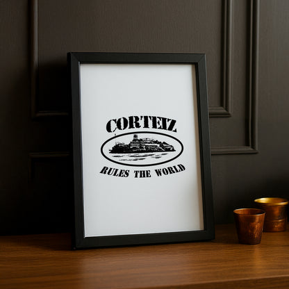 Cadre photo Corteiz Rules the World