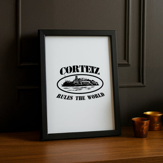 Cadre photo Corteiz Rules the World