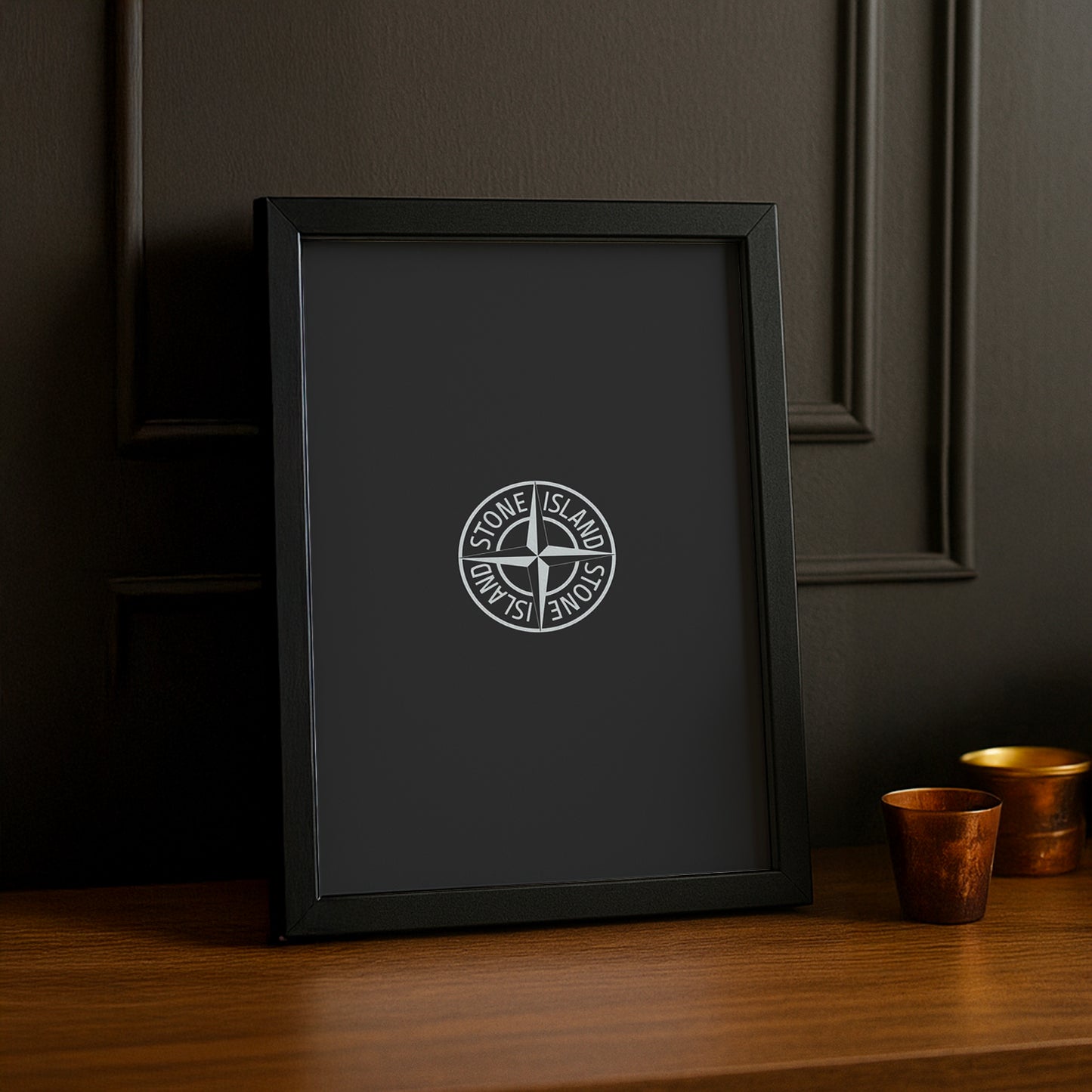Cadre photo Stone Island badge