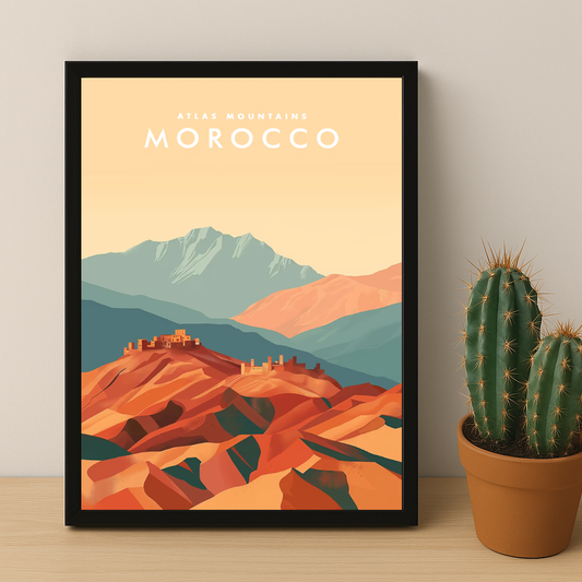 Atlas Mountains Maroc - Poster