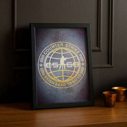 Cadre Photo Counter Strike - Badge