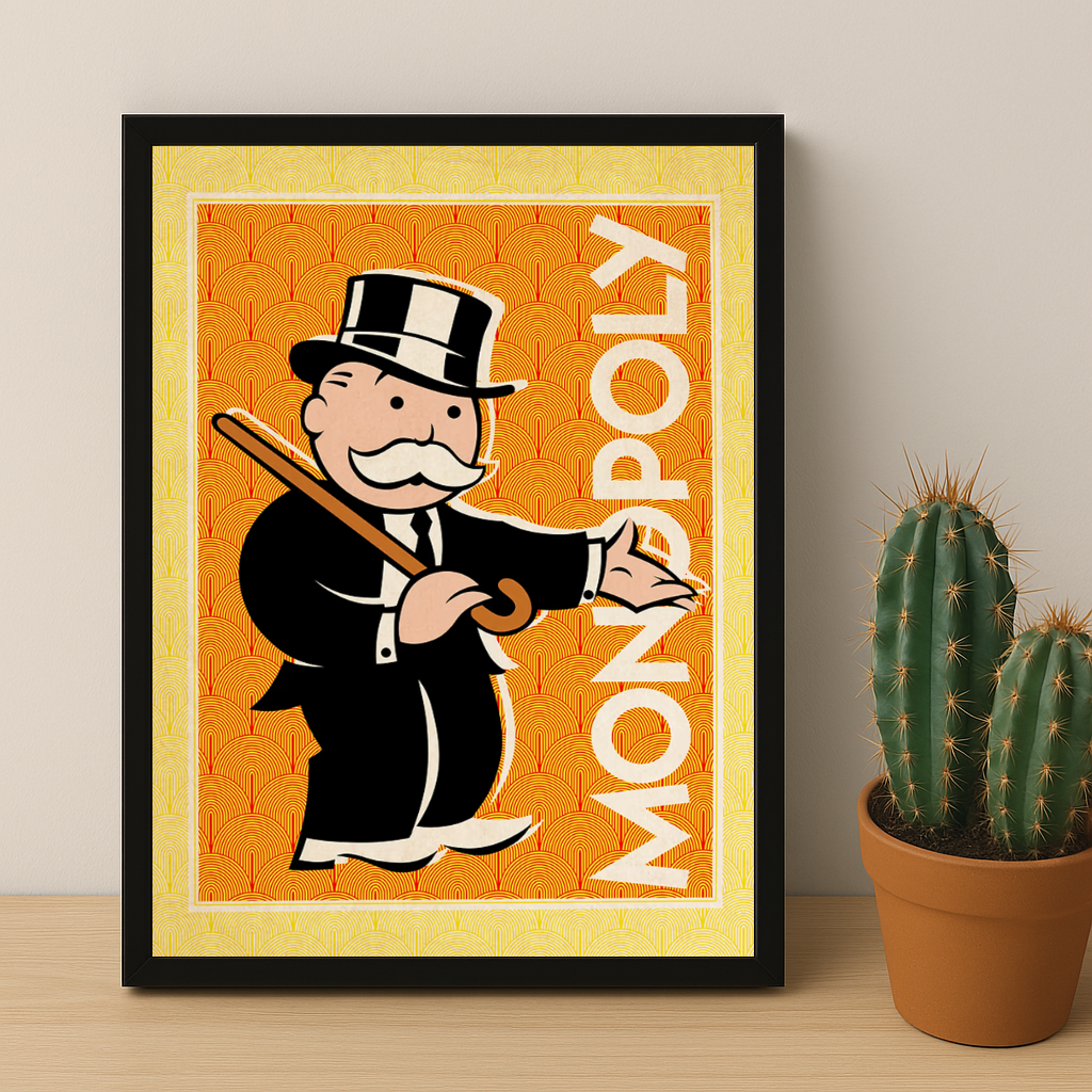 Monopoly Orange - Poster
