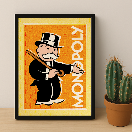 Monopoly Orange - Poster