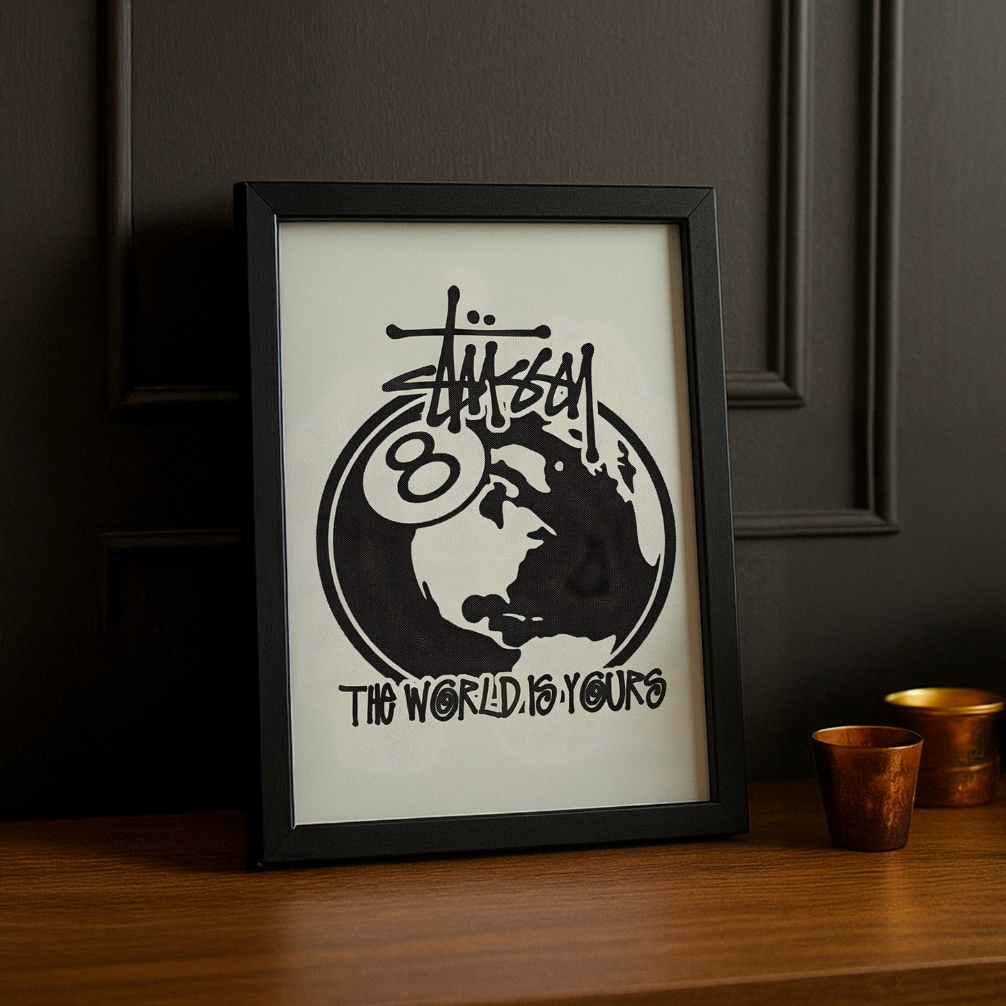 Poster Stüssy - The Worlds Is Yours