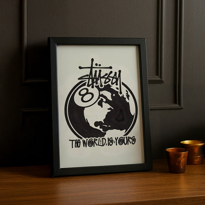 Poster Stüssy - The Worlds Is Yours
