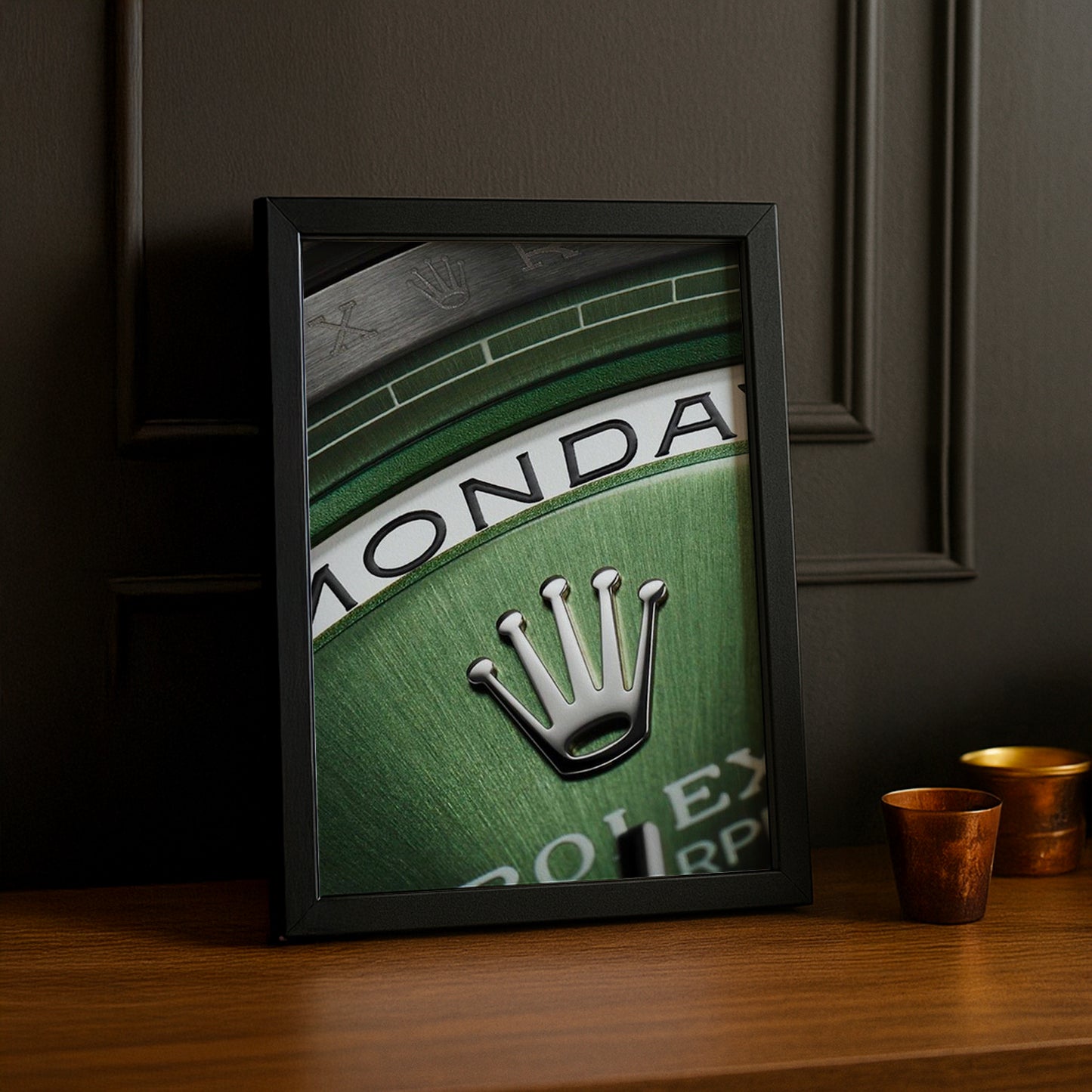 Cadre Photo Rolex - Oyster Vert