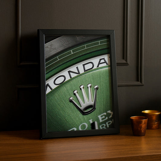 Cadre Photo Rolex - Oyster Vert