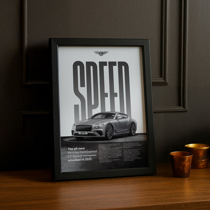 Poster Voitures - Bentley Continental GT Speed