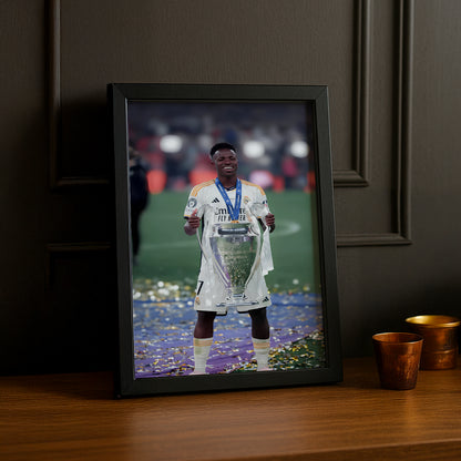 Poster encadrée Real Madrid - Vinicius Junior LDC