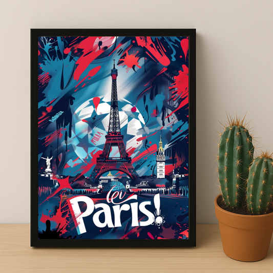 Poster Paris Saint-Germain illustration
